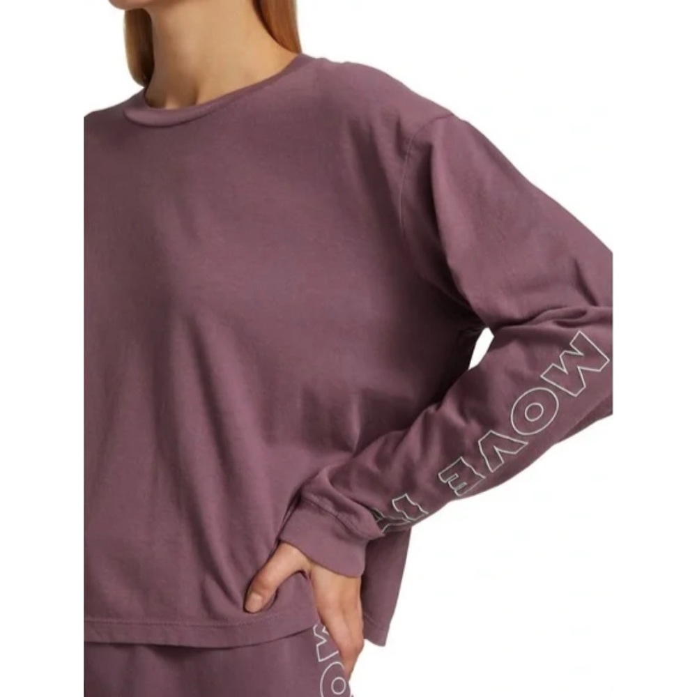 MOTHER / The Twister Crop Tee in Flint